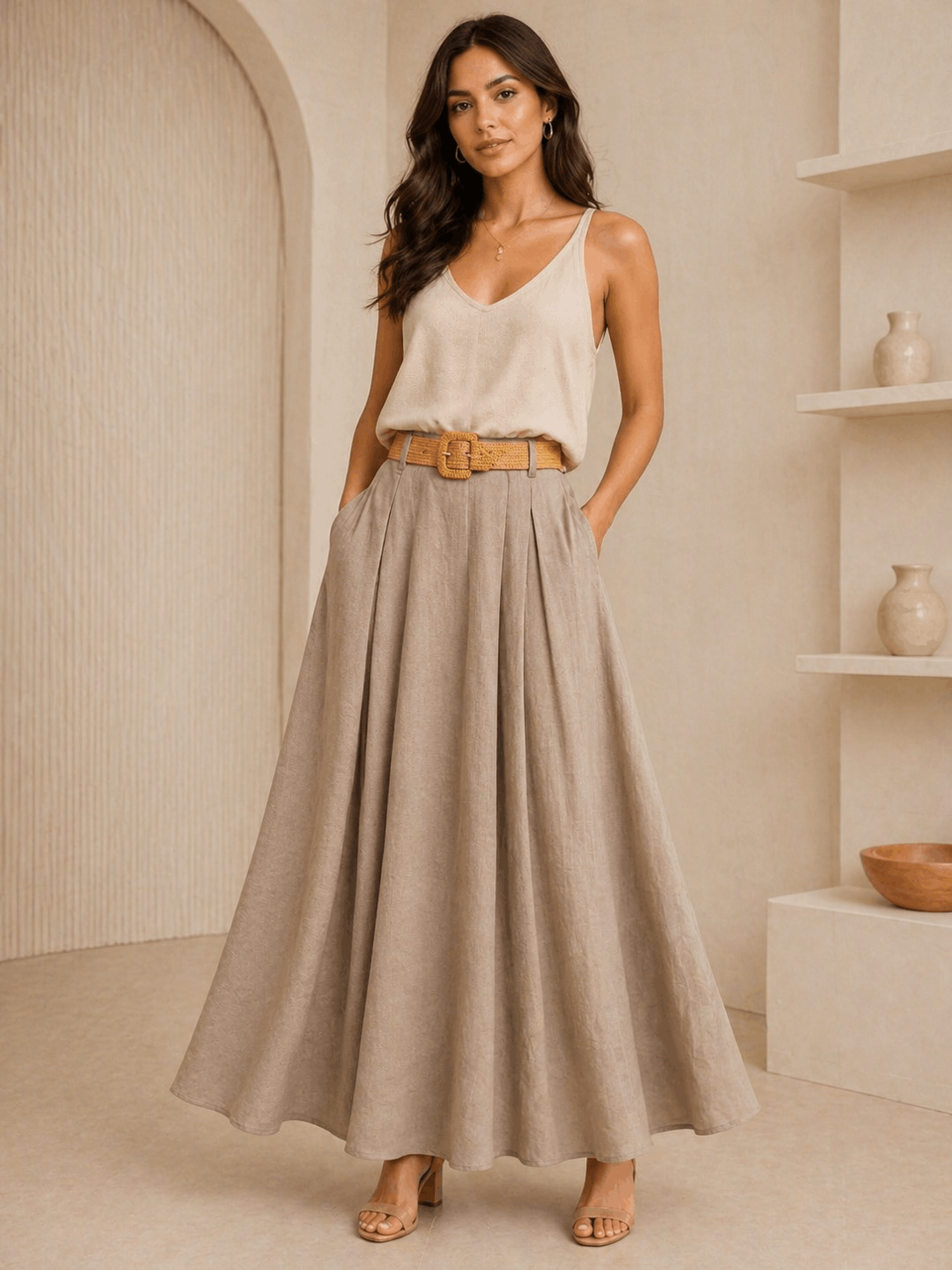 Divina Atelier Skirt - Siena Flow (U7755MYZJ)