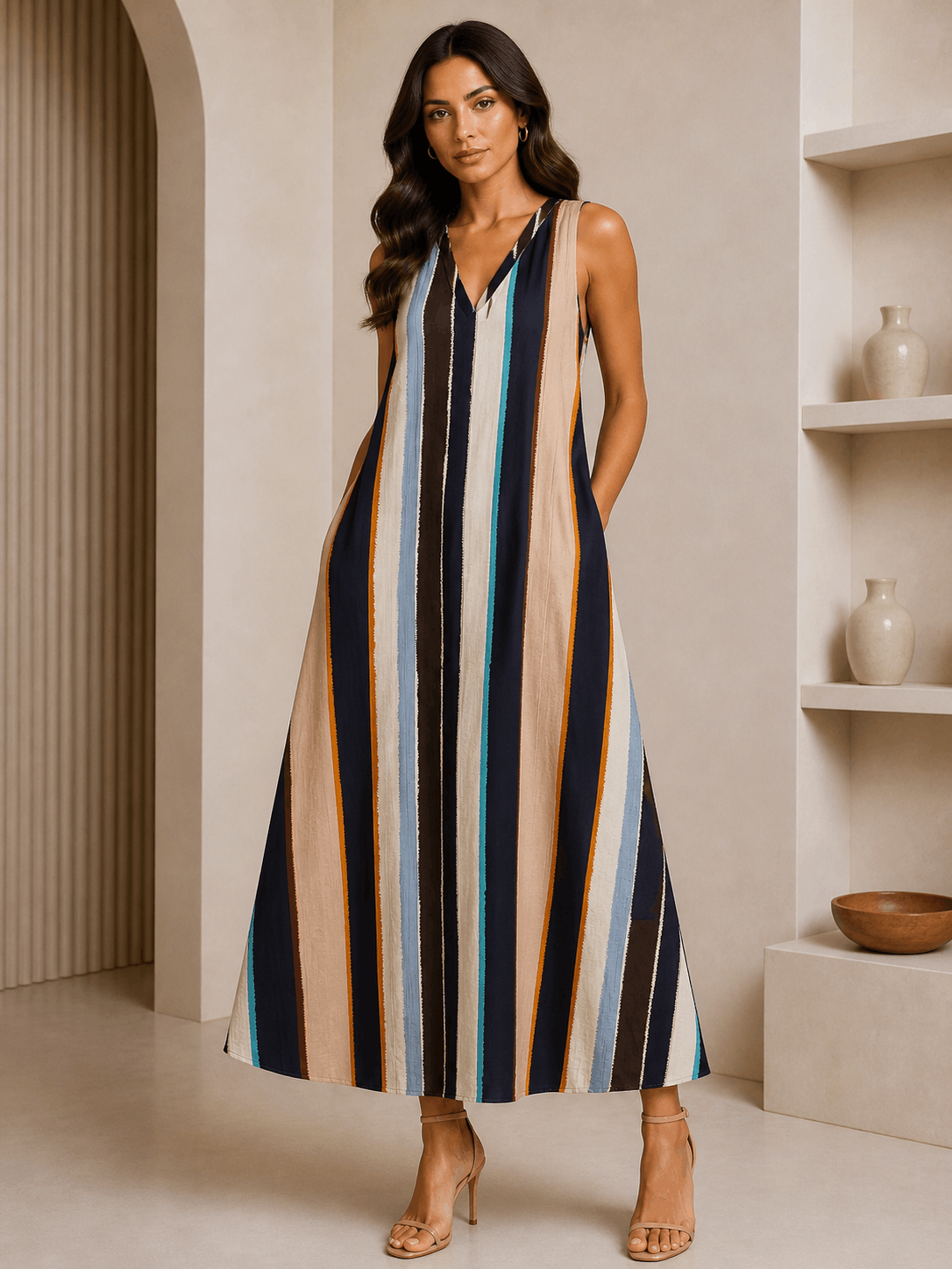 Divina Atelier Dress - Vita Breeze (U12989YDMXF)