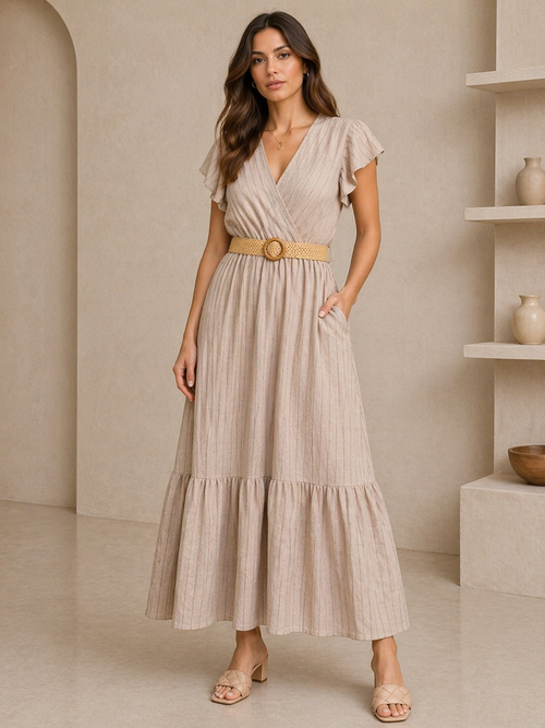 Divina Lamiar Luxe Dress - 37731CEY1Z