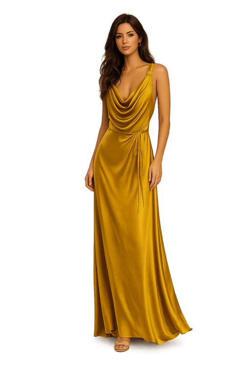 Divina Lamiar Luxe Dress - 39351ACETATO