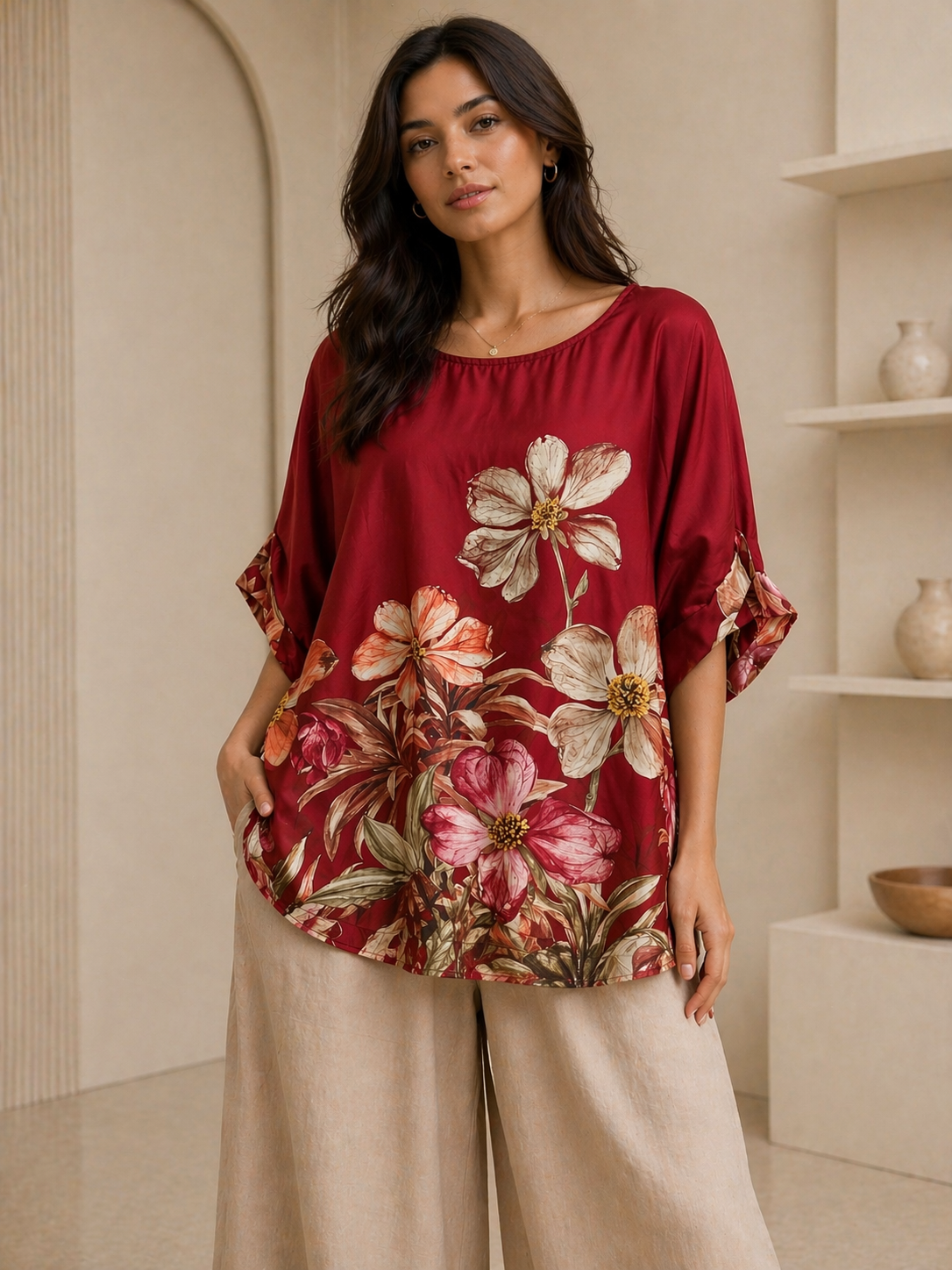 Divina Lamiar Luxe Blouse - 7