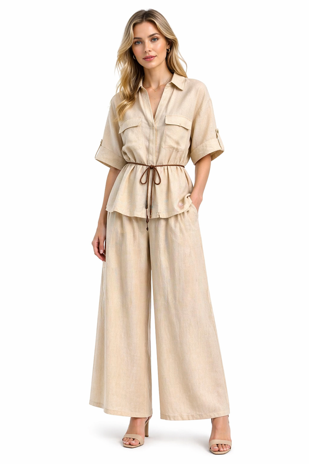 Divina Cord Set - Beige Atelier