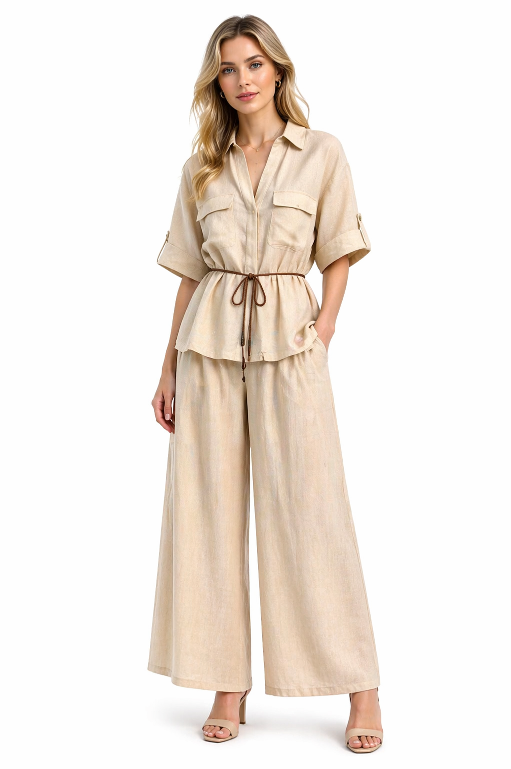 Divina Cord Set - Beige Atelier