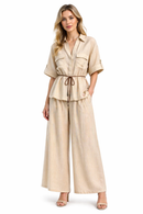Divina Queen Drama Cord Set - Beige Atelier
